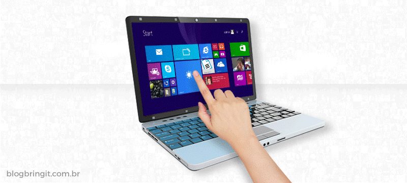 Como ativar ou desativar a tela touchscreen no meu notebook