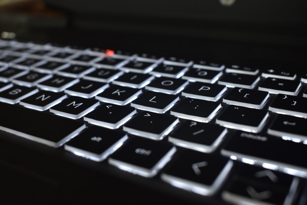 teclado de notebook backlight