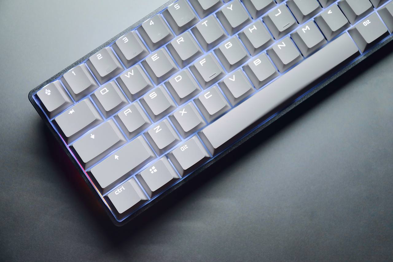 Teclado de pc que funciona com backlight