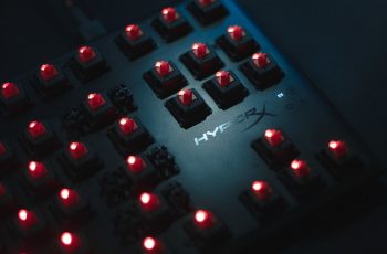 Teclado hyperX mecânico sem as teclas