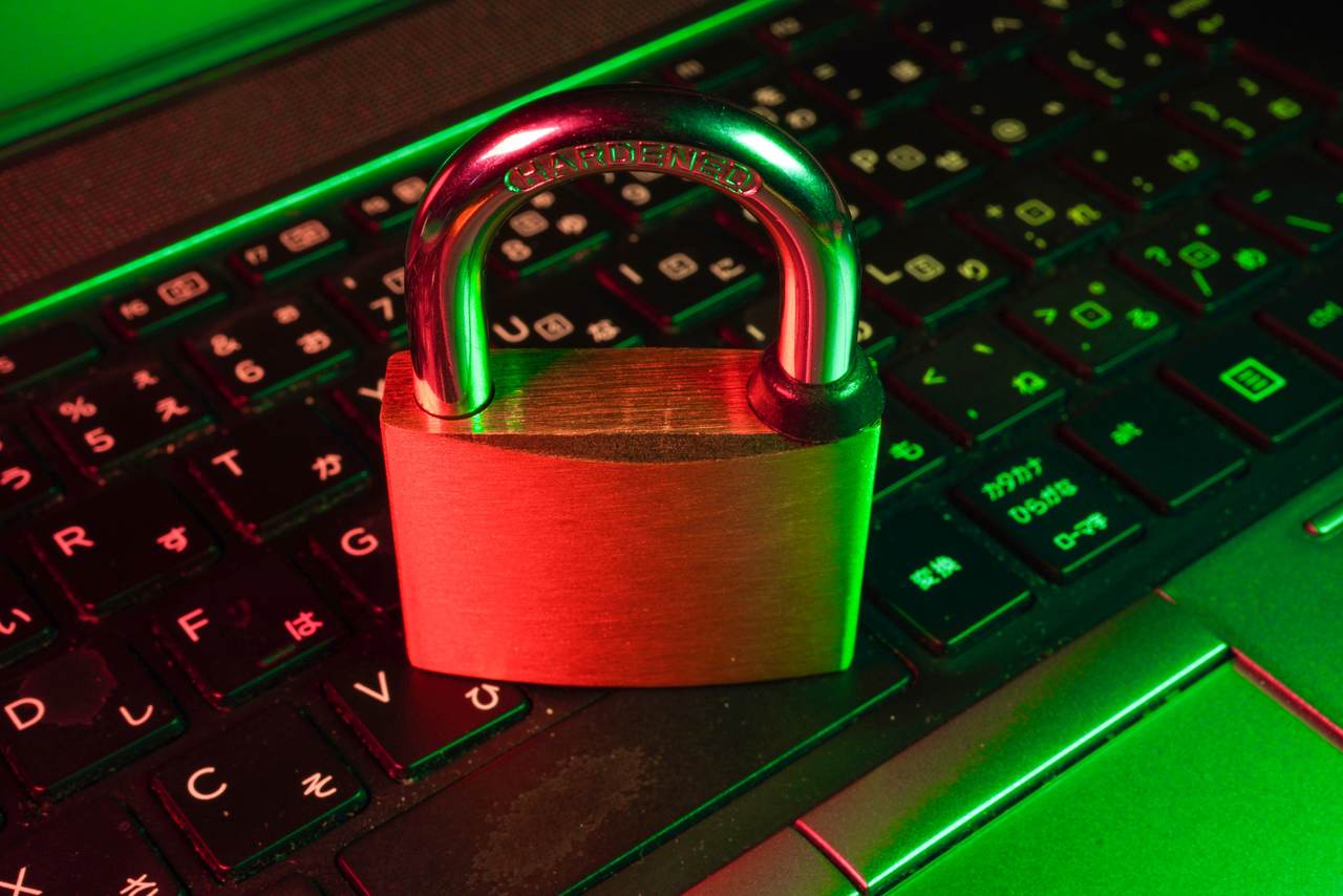 cadeado de slot de segurança do notebook